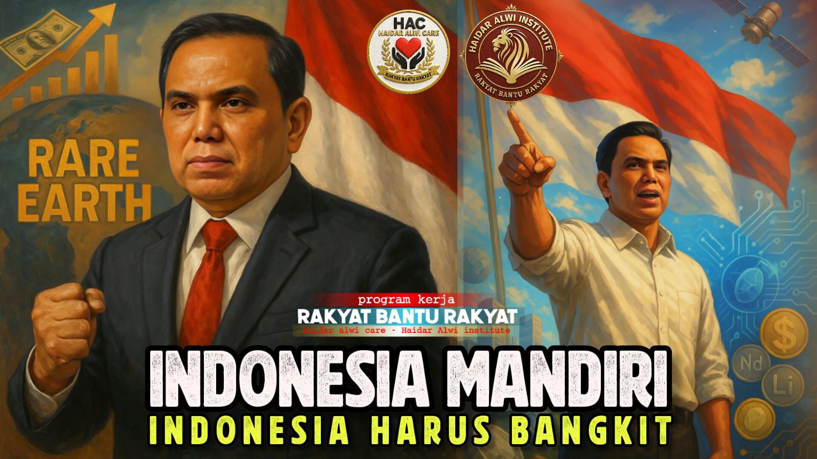 R. Haidar Alwi. Pendiri Haidar Alwi Care dan Haidar Alwi Institute. 
